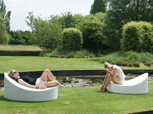 modern sun lounger garden furniture