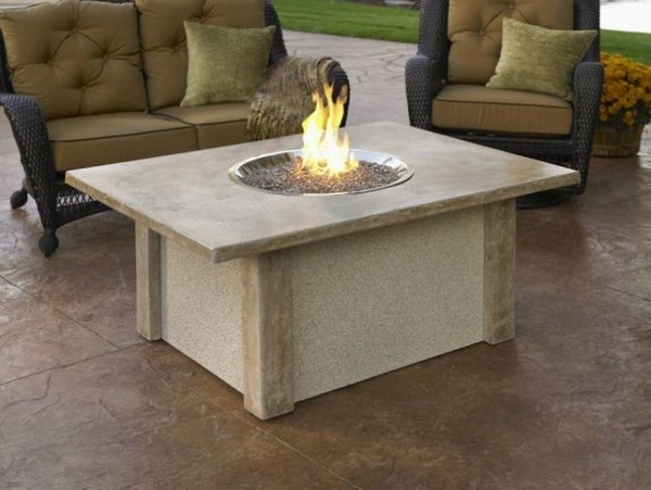 fire coffee table contemporary patio outdoor furniture