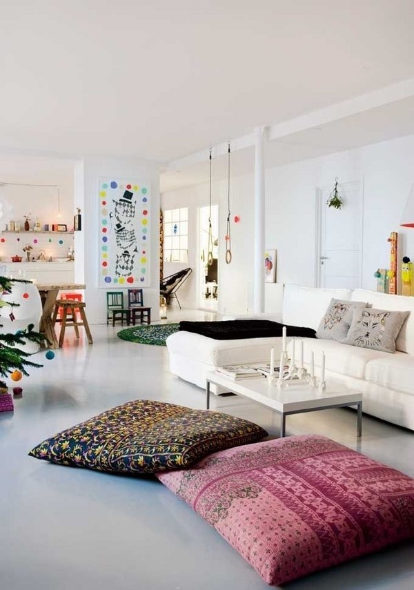 modern home interior design floor cushions living room fruniture