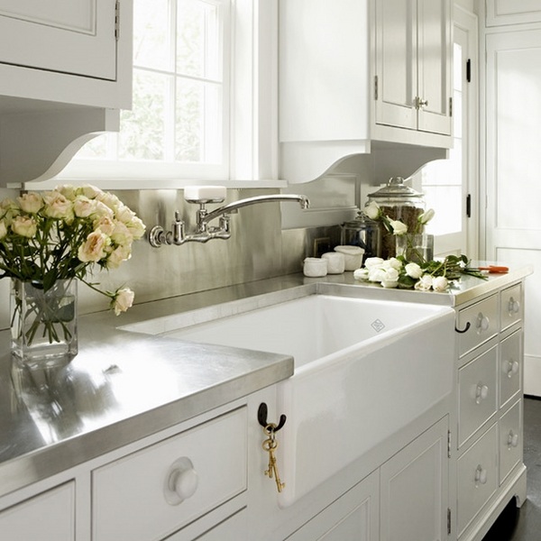 modern kitchen design white farmhouse kitchen sink