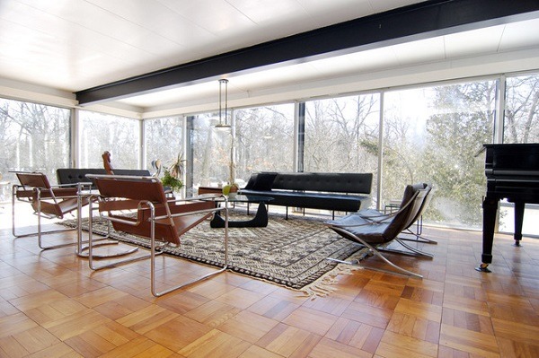 modern living room leather furniture marcel breuer wassily chair