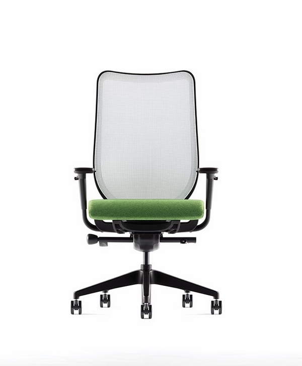 modern furniture chair white backrest green seat