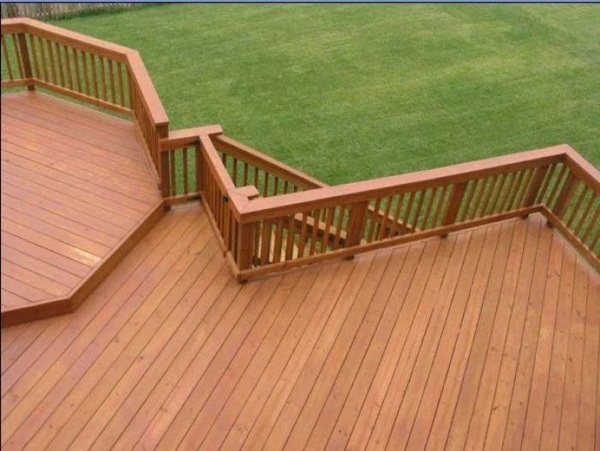 modern patio deck pvc railings