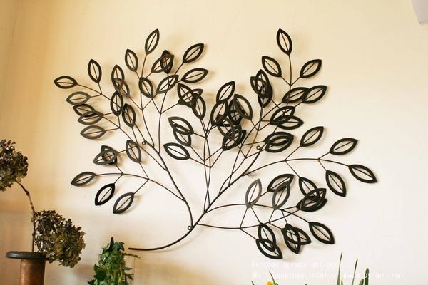 modern wall decor design tree leaves