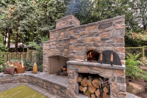 outdoor fireplace oven patio fireplace ideas