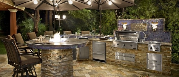 outdoor kitchen plans designs stainless steel outdoor lighting