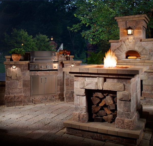 outdoor ideas wood burning ovens