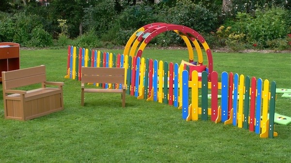 playground fence ideas kids safety fence