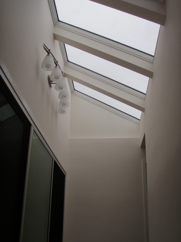 sloping ceiling windows ideas skylights velux modern home ideas