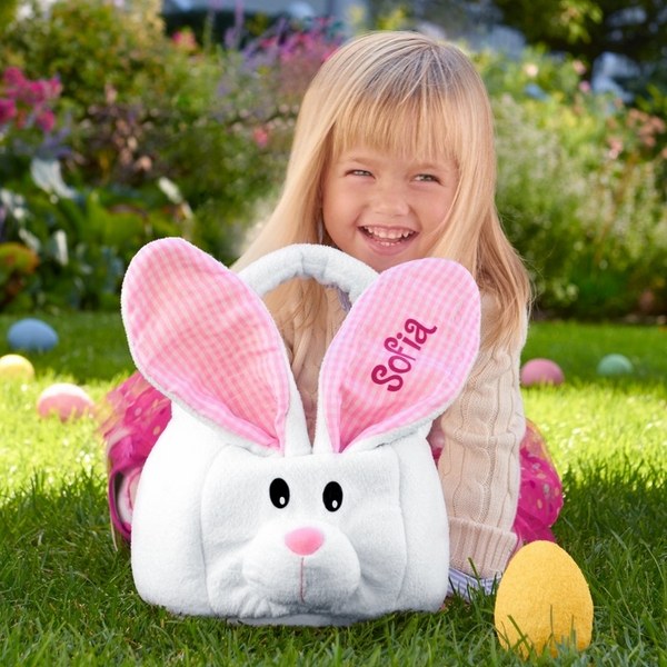 sweet personalized easter baskets for children bunny Easter gifts 