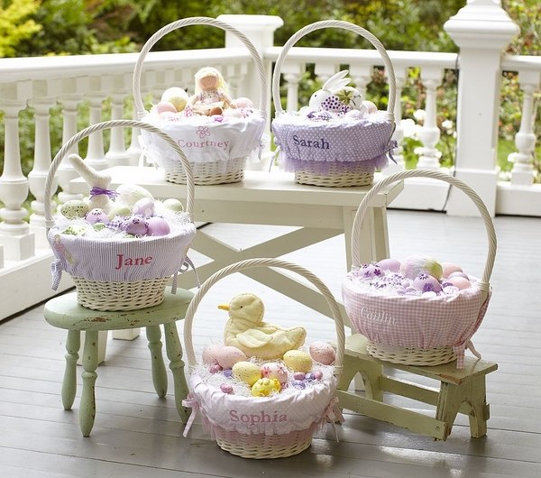 unique personalized baskets for kids easter egg hunt ideas