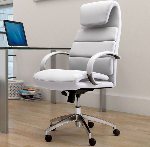 white reclining office chair modern desk office furniture ideas
