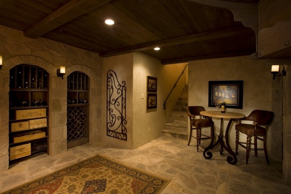 wine cellar iron frame wall decor
