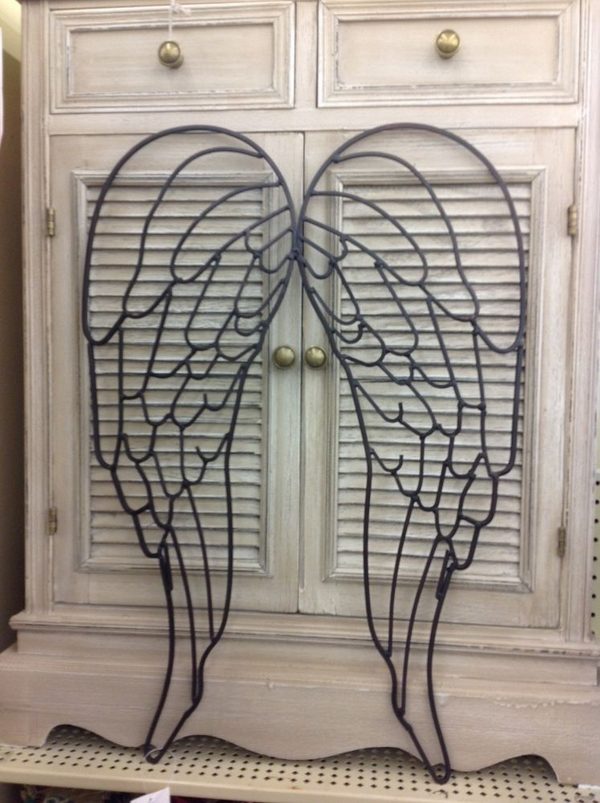 Wrought iron wall decor adds elegance to your home