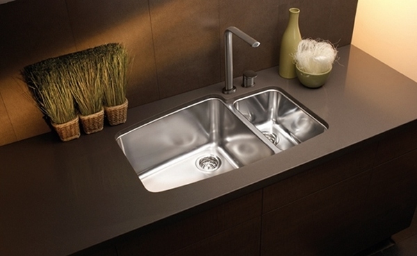 Blanco sinks stainless steel one and half kitchen sink design