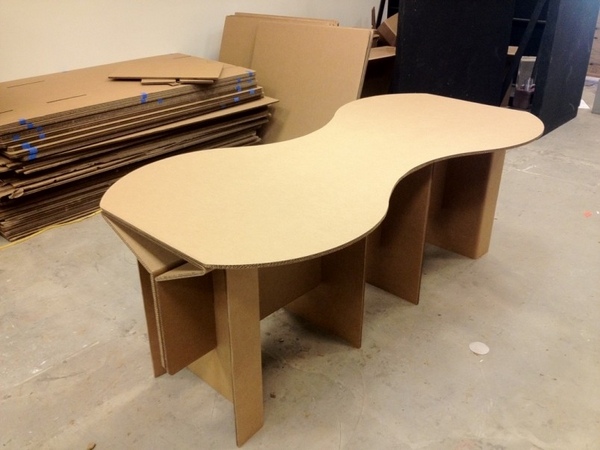 table curved top