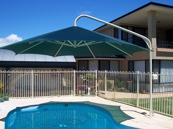 Umbrella sun protection ideas modern patio