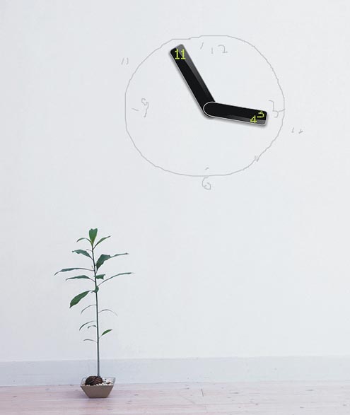 Vice versa amazing wall clock design ideas Yiran Qian China