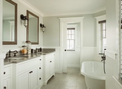 bathroom-remodel-ideas-white-wainscoting-panels-vanity-freestanding-tub