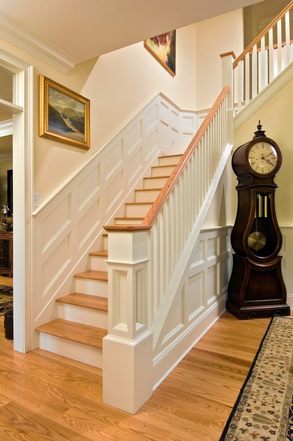 beautiful staircase wainscoting interior staircase design