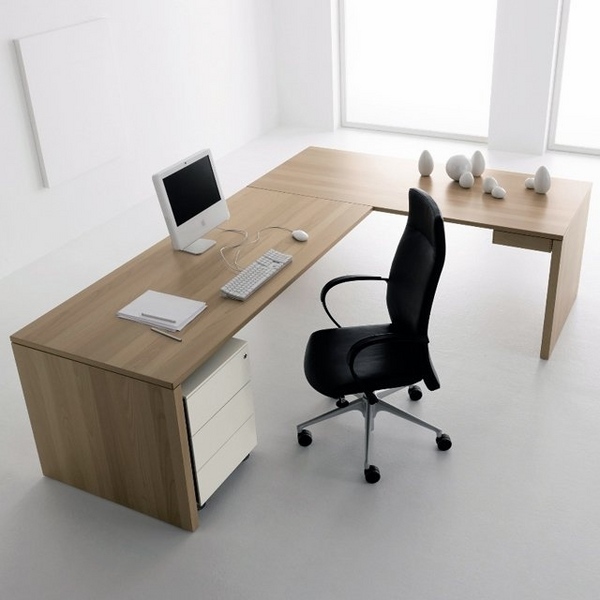 big desk with storage container modern office chair 