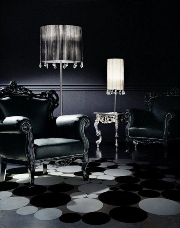 black-interior-design-living-room-ideas-armchairs-black-wall-color