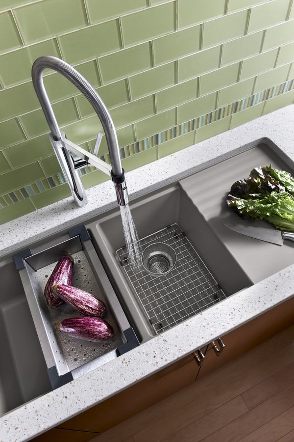 silgranit sinks kitchen design subway tile backsplash