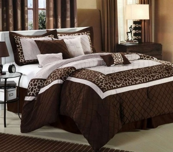 brown luxury bedding set modern luxury bedroom ideas