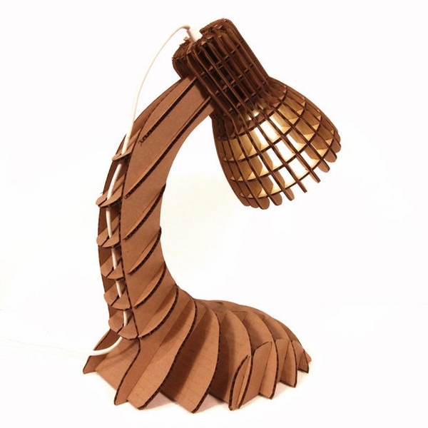 21 Cardboard Lamp Ideas Eco Friendly Modern Lighting Fixtures 8048