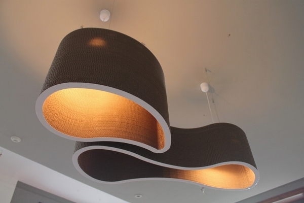 cardboard lamp ideas modern pendant lamps home lighting