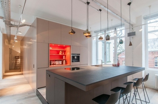 contemporary kitchen design kitchen island dining space