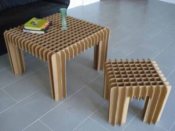 Diy Cardboard Furniture Ideas Fun, Make Cardboard Coffee Table