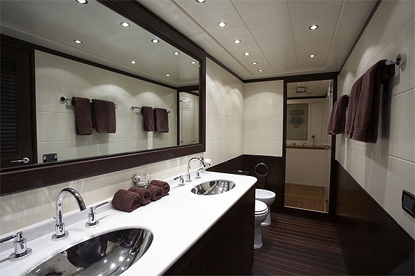 elegant brown white colors modern washbasins