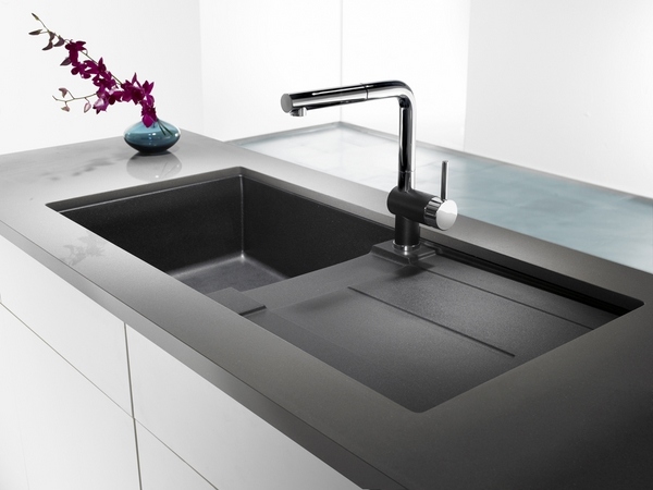 innovative sink material silgranit kitchen faucet