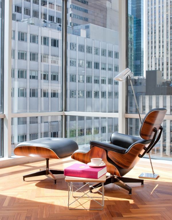 living room furniture eames lounge chair side table