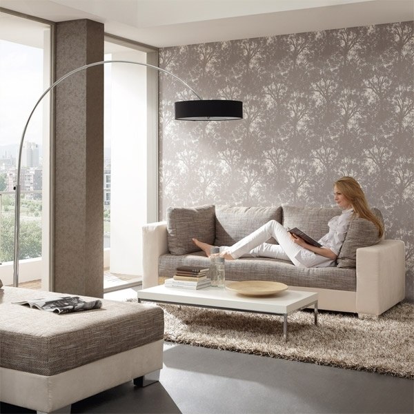 15 Living Room Wallpaper Ideas Types, Wallpaper Designs For Living Room