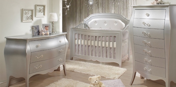 cot luxury nursery furniture white