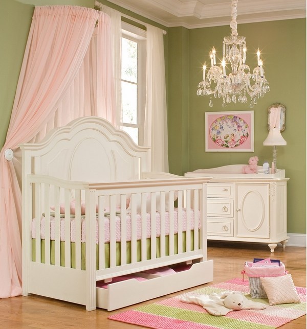 furniture sets wooden crib baby interior