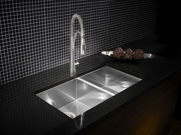 unique two bowl stainless steel sink 
