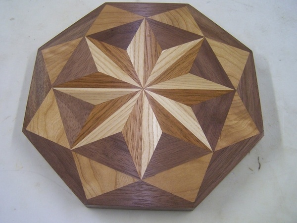 pin wheel end grain