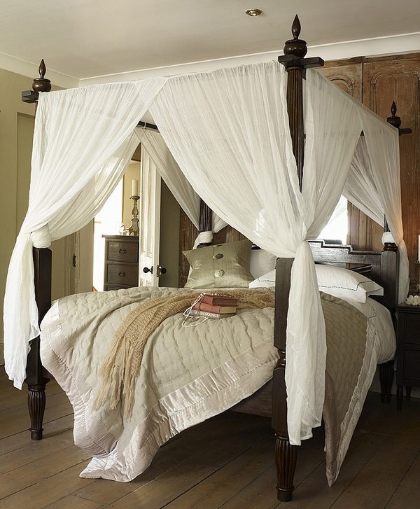 romantic bedroom ideas canopy bed white canopy curtains