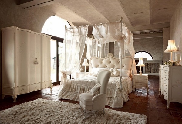romantic ideas white bedroom furniture classic style canopy bed