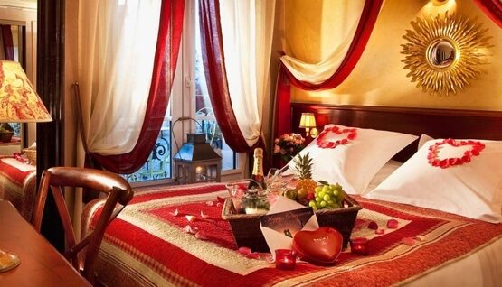 romantic-bedroom-interior-design-poster-bed-red-color-accents