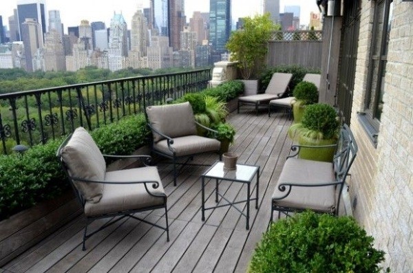 roof ideas plant containers wood flooring outdoor furniture