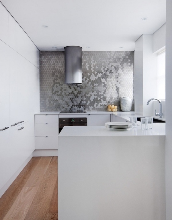 Modern Kitchen Backsplash Ideas Tiles, Metal Wall Tiles Kitchen Backsplash