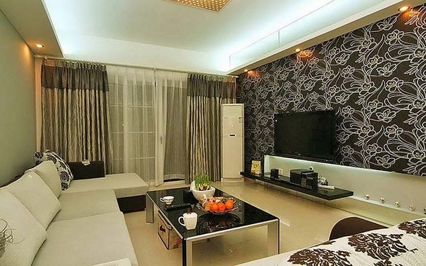 spectacular living room wallpaper ideas modern interior white sofa