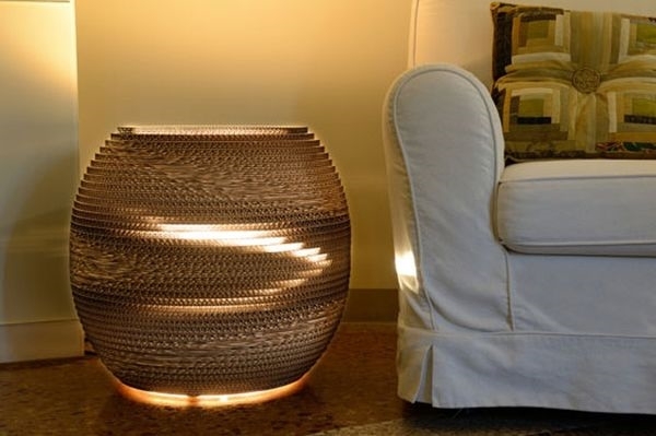 stunning cardboard lamp ideas modern home lighting ideas floor lamp