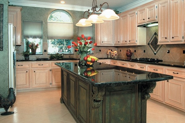 stylish kitchen ideas uba tuba kitchen countertops white cabinets green kitchen island