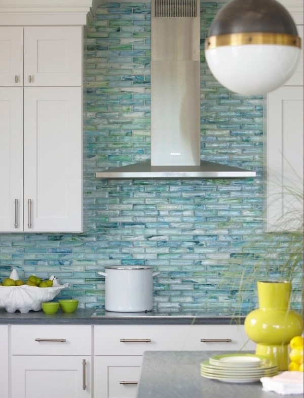 tile backsplash ideas marine color white cabinets 