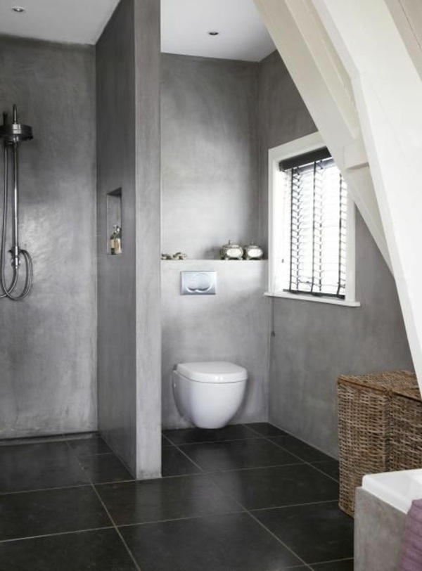 20 trendy gray bathroom interiors in contemporary style